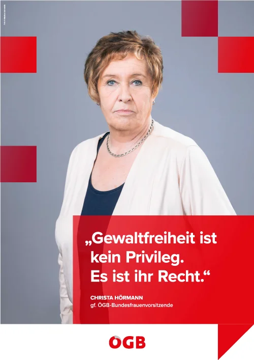 Christa Hörmann: "Gewaltfreiheit ist kein Privileg. Es ist ihr Recht."